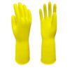 黄色，天然乳胶，家用手套，加厚设计，防滑纹理，OEM，鱼鳞纹