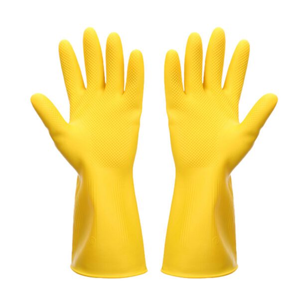 牛筋家用手套，加厚耐用，防水防油，家务清洁园艺防护手套